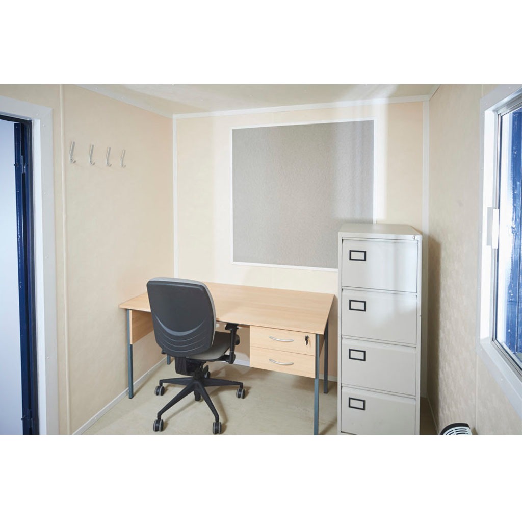 12Ft x 8Ft Steel Anti-Vandal Office Cabin