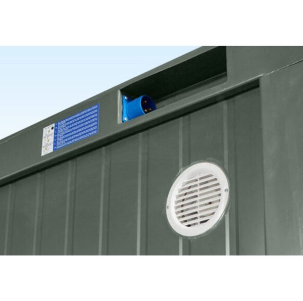 1+1 Double Mains Toilet 8Ft x 5Ft (Bottle Green) - Image 3