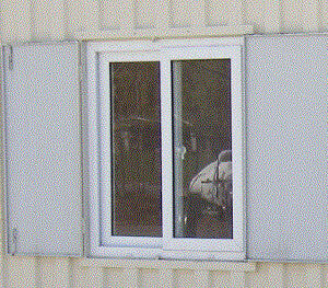 Shipping Container Window Shutter