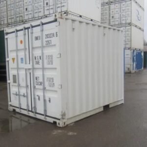 10FT SHIPPING CONTAINER (ONE TRIP) WHITE
