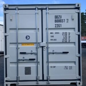 20ft light grey shipping contaainer