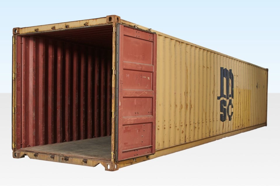 40ft x 8ft Used Shipping Container – Standard