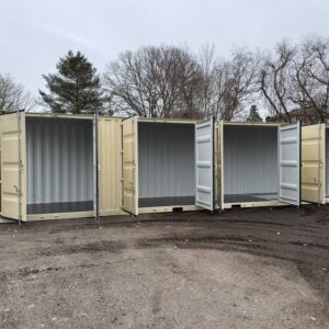 40′ x 8′ x 9.5′ Tall –-New *High Cube**FOUR Side Doors** Shipping/Storage Container – Wind and Watertight –