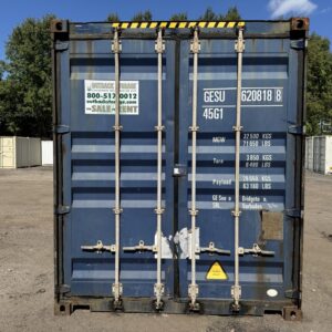 40′ x 8′ x 9.5′ Tall –Used *High Cube* Shipping / Storage Container-Wind and Watertight – BLUE
